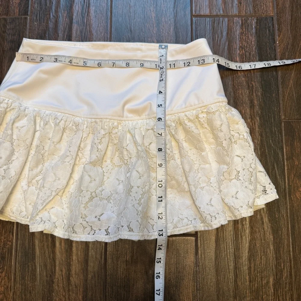 Kate Spade White Lace Skort & Tank Set Size Small Tennis Flirty Sporty Preppy